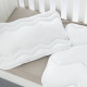 Подушка дитяча Comfort 40х60 см PAPAELLA для немовлят антиалергенна для дітей плоска низька біла