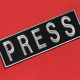 Шеврон на липучці для журналістів Преса Press 8х25 см вишитий патч нашивка для працівників медіа та ЗМІ