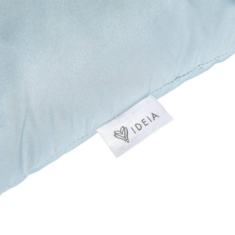 Подушка декоративна 50х50 см Simplicity IDEIA антиалергенна м'ята з вишивкою