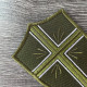Шеврон на липучці Капелан Герб Капелана 7х9 см вишитий патч нашивка