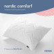 Подушка для сну 50х70 см NORDIC COMFORT+ IDEIA антиалергенная холлофайбер біла