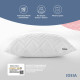 Подушка для сну 50х70 см NORDIC COMFORT+ IDEIA антиалергенная холлофайбер біла