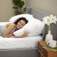 Подушка для сну 70х70 см NORDIC COMFORT+ IDEIA антиалергенна холофайбер чохол з блискавкою біла