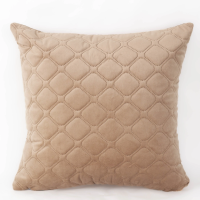 Наволочка декоративна ТЕП "VELOUR" 45*45 см з замком Капучіно, 45x45