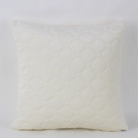 Наволочка декоративна ТЕП "VELOUR" 45*45 см з замком Молочний, 45x45