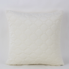 Наволочка декоративна ТЕП "VELOUR" 45*45 см з замком Молочний, 45x45