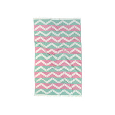 Рушник Barine Pestemal - Ups and Downs 90*160 pink green