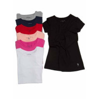 US Polo Assn Loungewear - Women's T-Shirt 66002, Red, Size 36