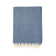 Плед-накидка Barine - Tan Throw denim синій 125*180