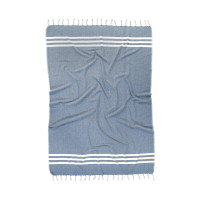 Barine Throw Blanket - Ege Denim blue 120*165