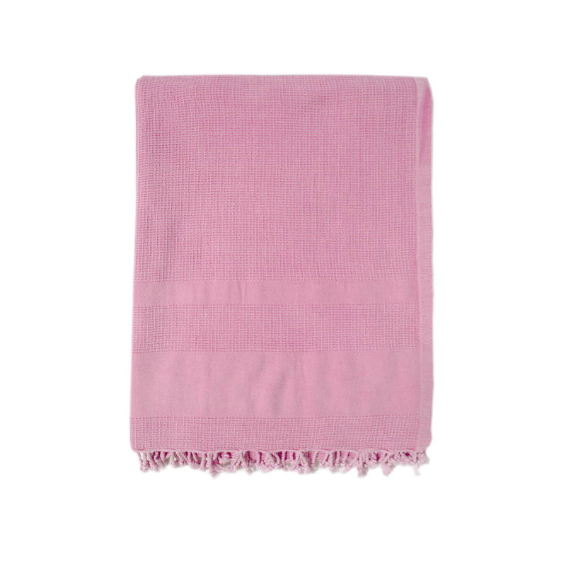 Плед-накидка Barine - Stone Throw pink рожевий 140*170