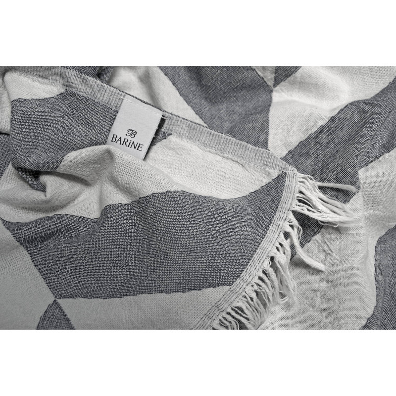 Плед-накидка Barine - Fishbone Throw Black 130*180