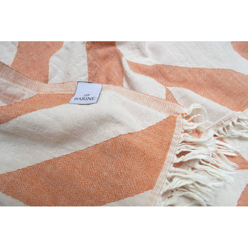 Плед-накидка Barine - Fishbone Throw Orange 130*180