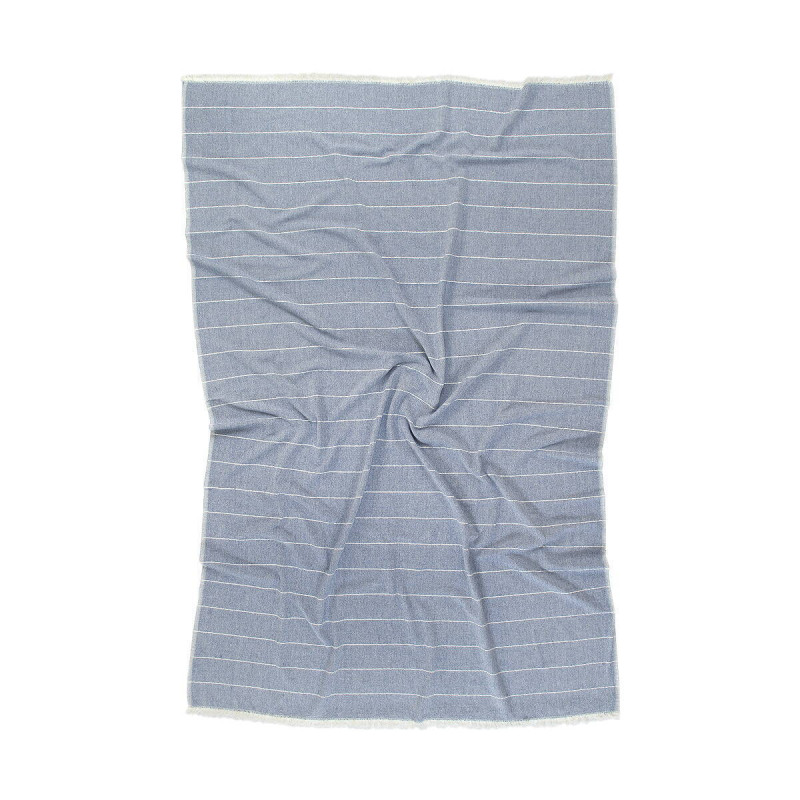Плед-накидка Barine - Gleam denim синій 120*165