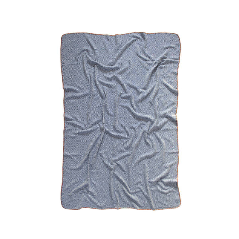 Покривало Barine - Tetra Throw Denim 135*195 темно-синій