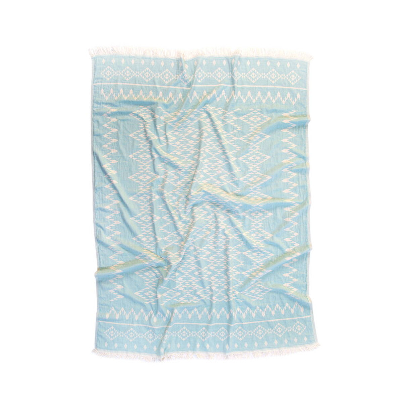 Покривало Barine - Kilim Throw Mint 130*170 ментоловий