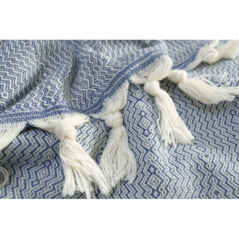 Покривало Barine - Stream Throw Denim 135*180 синій