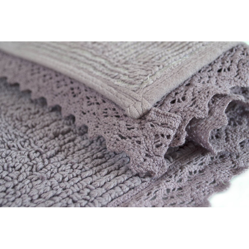 Килимок Irya - Polka lavender бузковий 50*90
