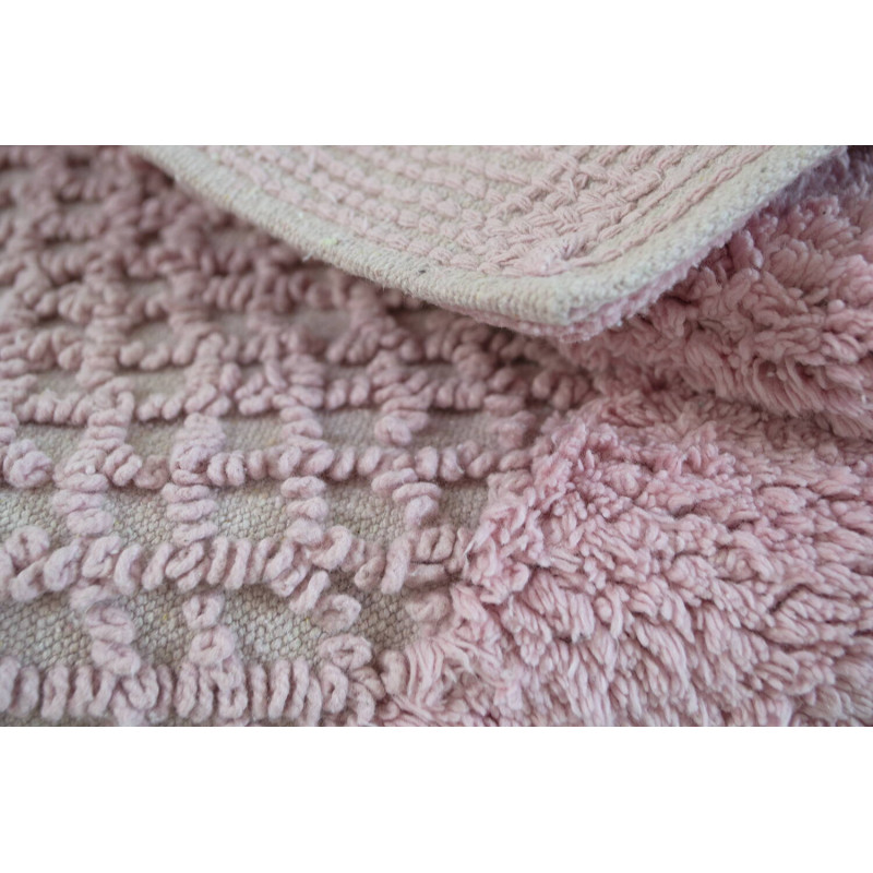 Килимок Irya - Waffles pink 50*80