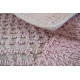 Килимок Irya - Waffles pink 50*80