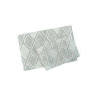 Набір килимків Irya - Maxi mint сіро-ментоловий 60*90+40*60