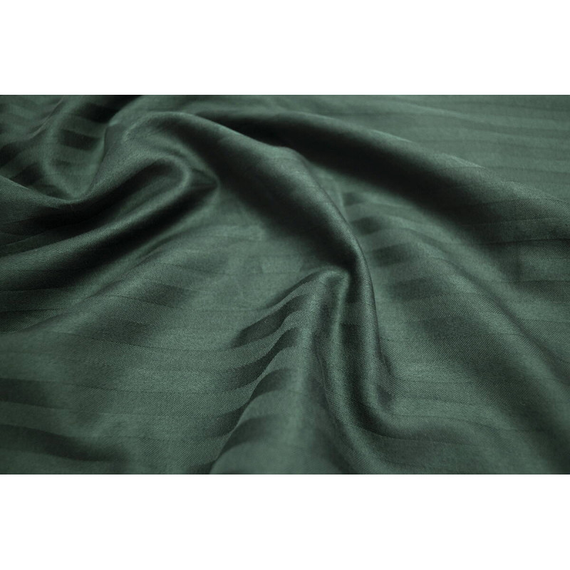 Підковдра Iris Home Готель - Сатин Страйп 1*1 смарагд 200*220