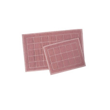 Набір килимків Karaca Home - Kelly Quatro murdum сливовий 50*80+50*40