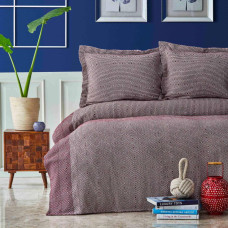 Покривало з наволочками Nautica Home - Carla bordo бордовий 230*240