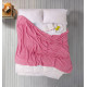 Простирадло Iris Home махрове - Azalea pink 190*220