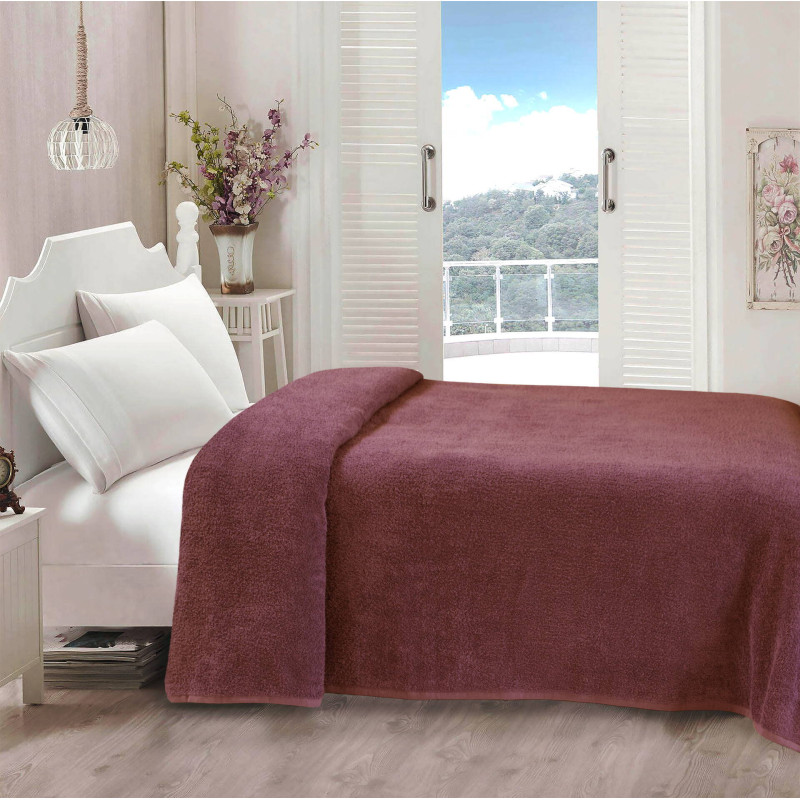Простирадло Iris Home махрове - Renaissance rose 190*220