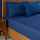 Простирадло Nautica Home - Lacivert синій 180*240
