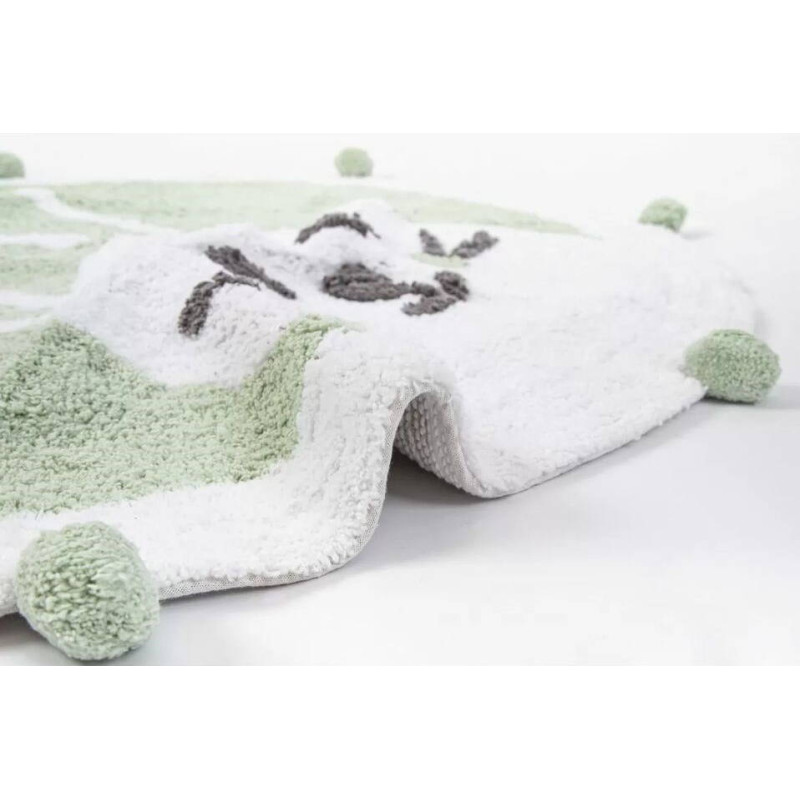 Килимок в дитячу кімнату Irya - Bunny mint ментоловий 110*110