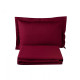Покривало з наволочкой Karaca Home - Charm bold bordo бордовий 160*240 полуторний