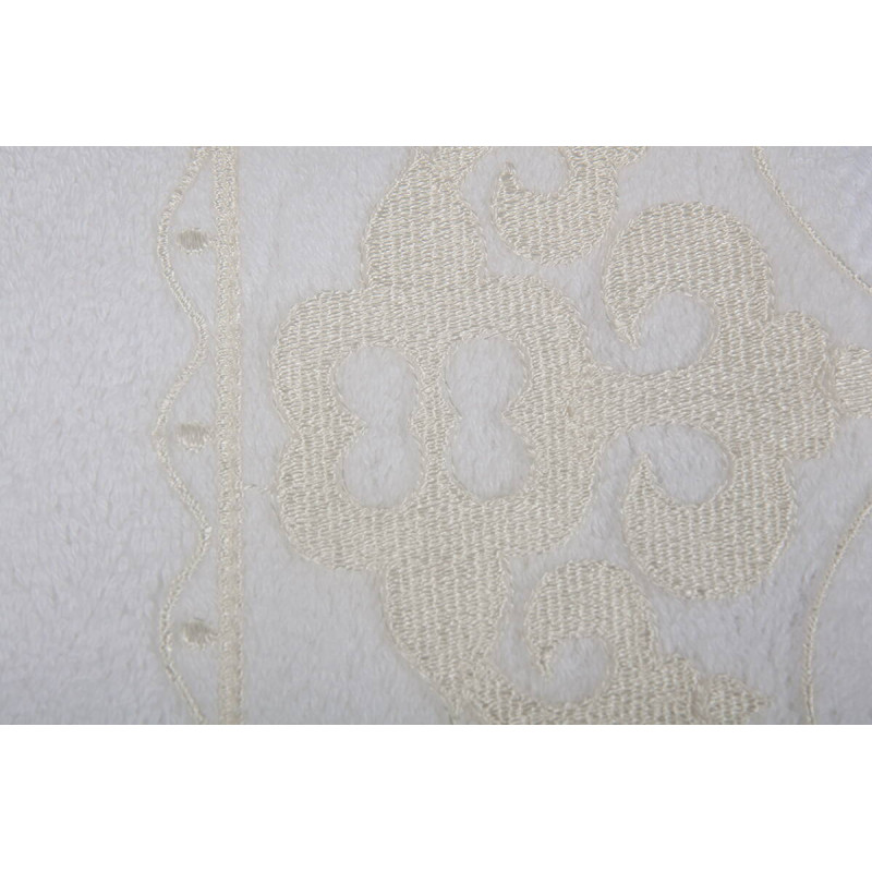 Рушник бамбуковий Maxstyle - Damask білий 50*90