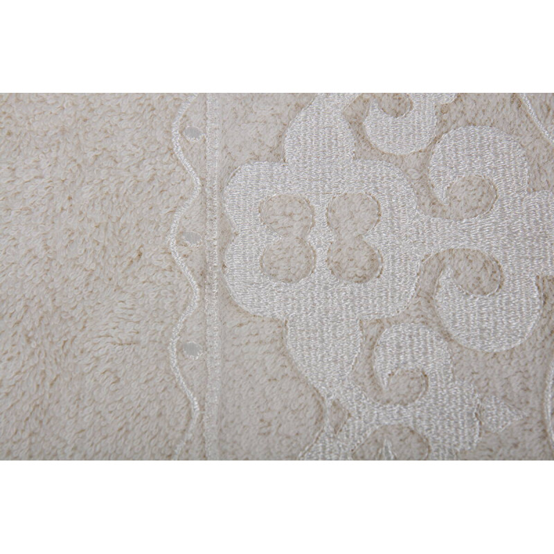 Рушник бамбуковий Maxstyle - Damask кремовий 50*90