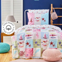 Постільна білизна Nautica Home - Marine ранфорс підлітковий
