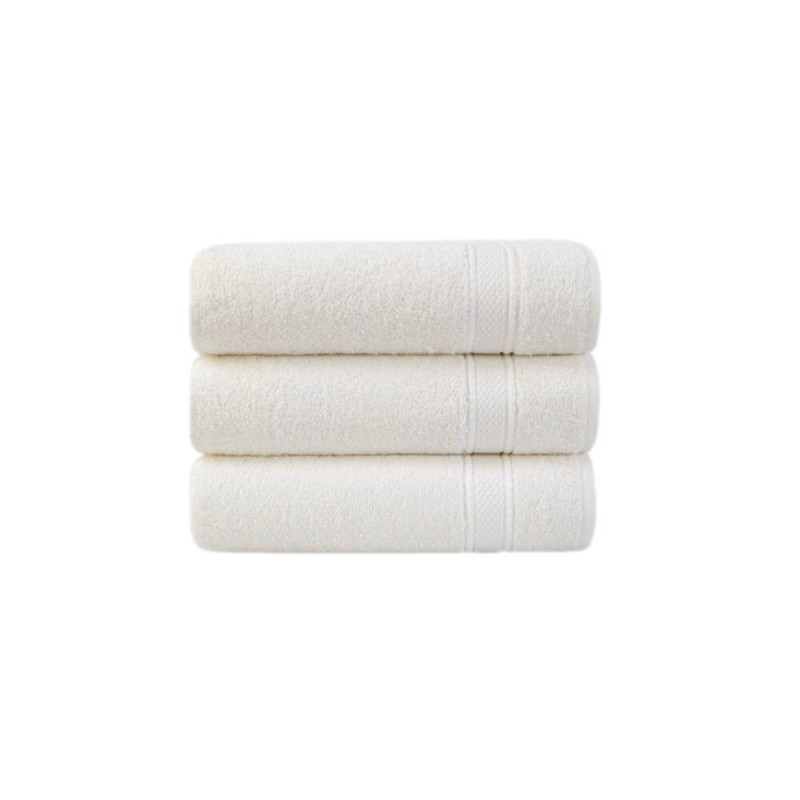 Рушник Karaca Home - Daily Soft offwhite молочний 70*140