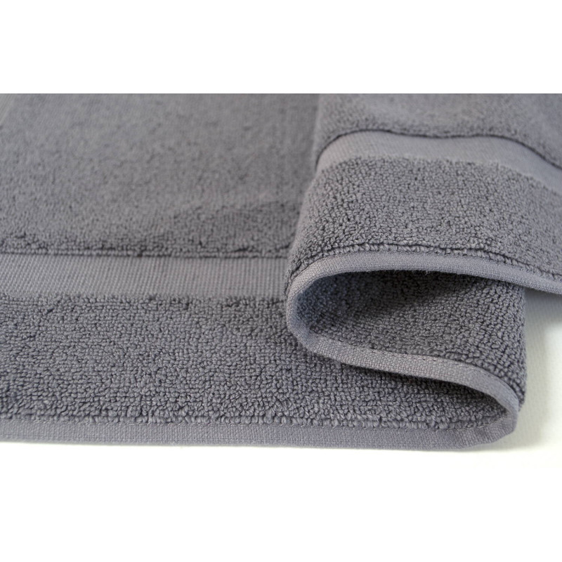Рушник для ніг Lotus Home Premium - Microcotton Antrasit (800 г/м²) 50*70