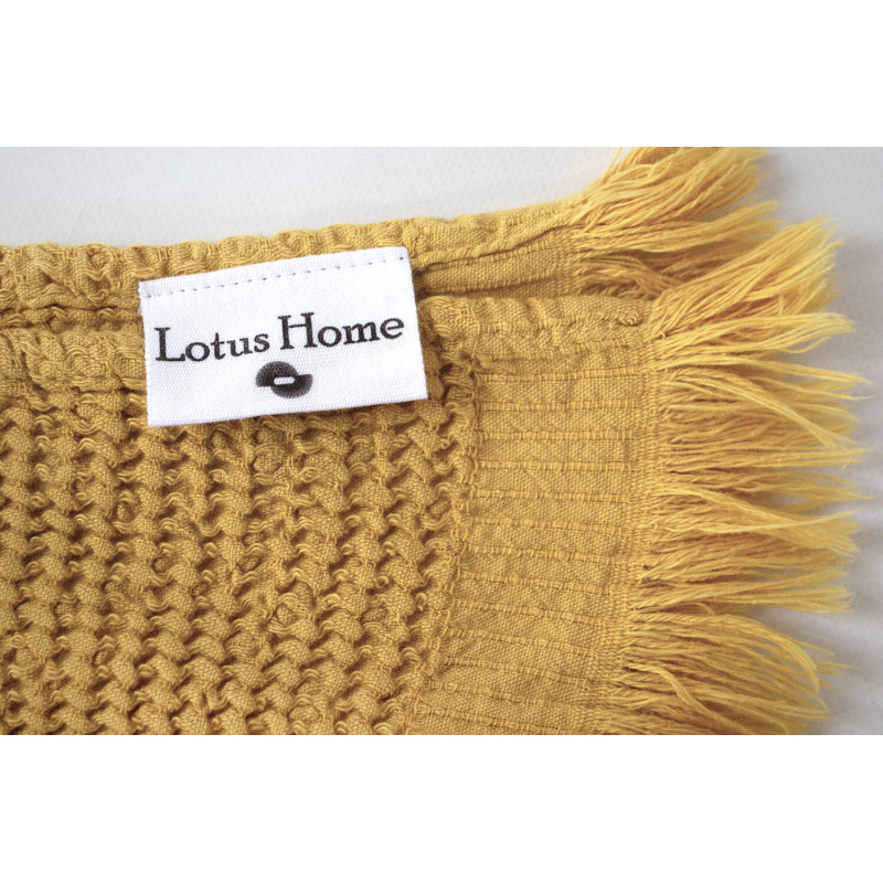 Рушник Lotus Home - Rius mustard гірчичний 50*100