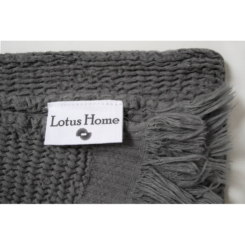 Рушник Lotus Home - Rius antrasit антрацит 90*170