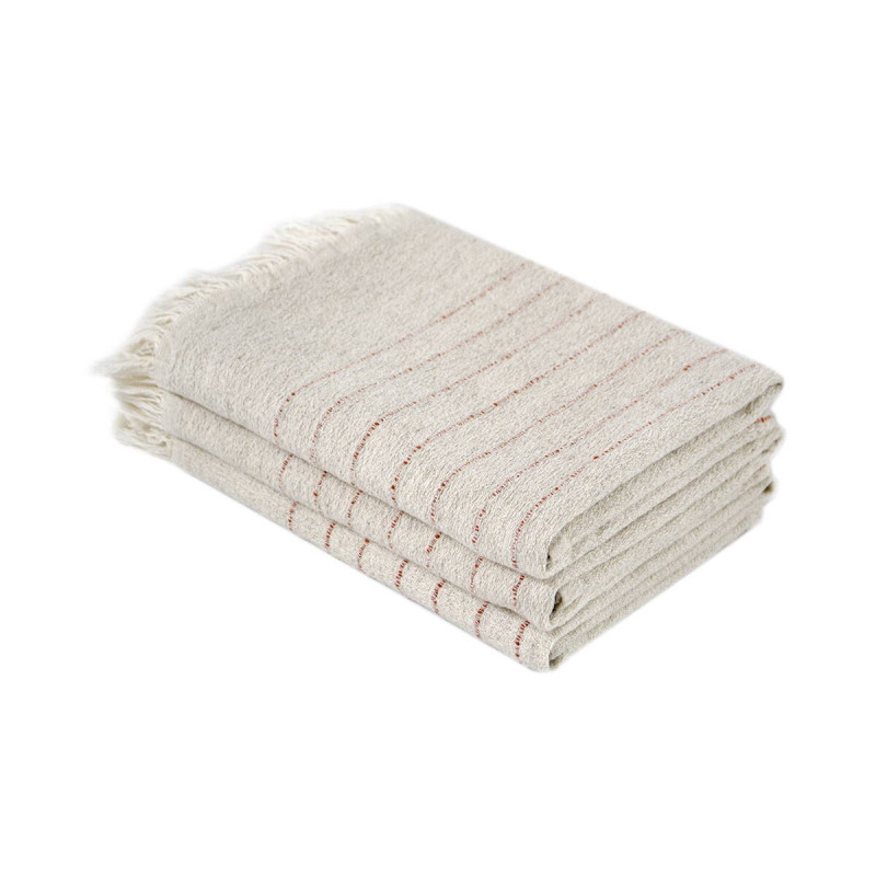 Рушник з льону Lotus Home - Line кораловий 50*90