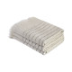 Рушник з льону Lotus Home - Line чорний 50*90