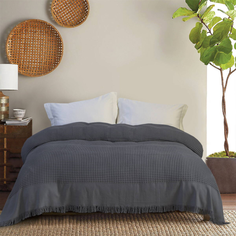 Покривало Lotus Home - Egi антрацит 240*260