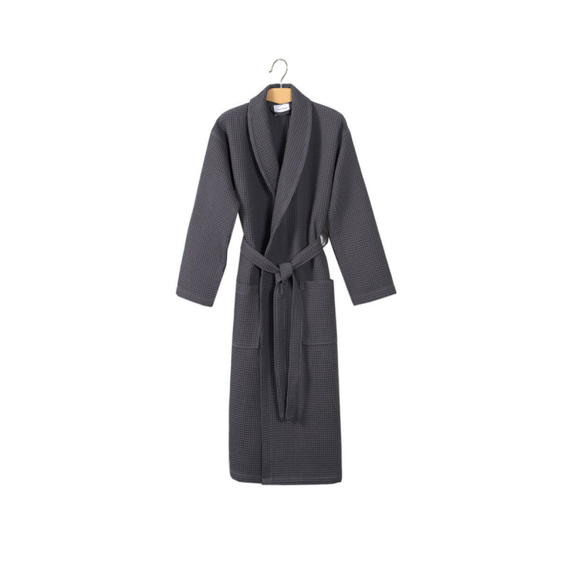 Халат Lotus Home - Waffle antrasit 2XL