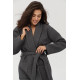 Халат Lotus Home - Waffle antrasit 4XL