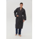 Халат Lotus Home - Waffle antrasit 4XL