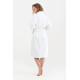 Халат махровий unisex Lotus Home - Basic Line white L
