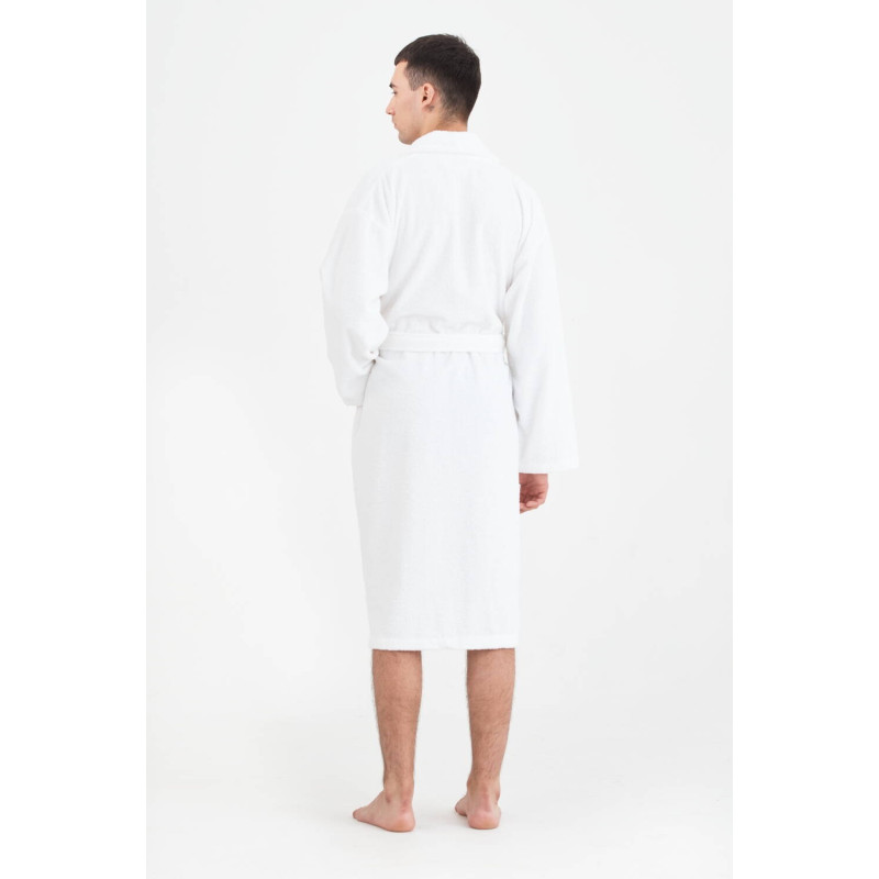 Халат махровий unisex Lotus Home - Basic Line white 3XL