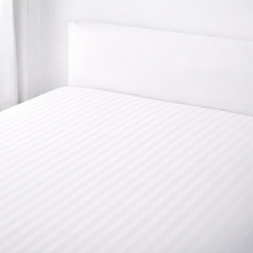 Простирадло Stripe SoundSleep сатин-страйп 210х270 см біле (94297126)