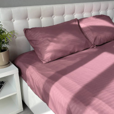 Простирадло Emily Fiber Dark pink Stripe мікрофібра 200х220 см темно-рожеве (2800005108453)